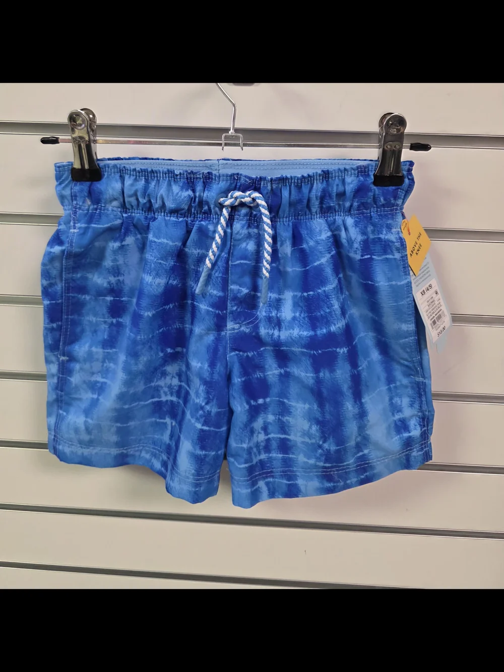 Cat & Jack Blue Tie-Dye Elastic Waist Athletic Shorts